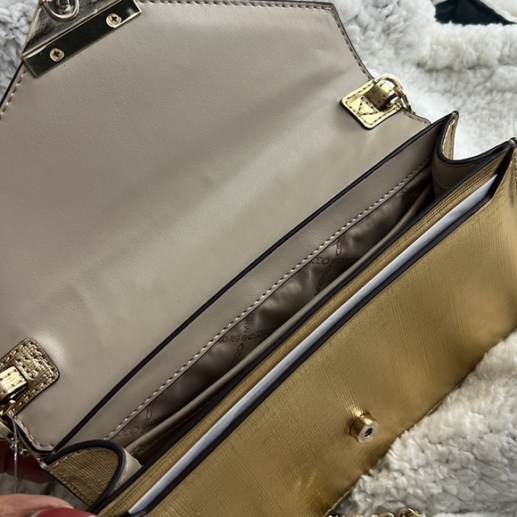 Michael Kors Gold Chained Bag - Picture 6 of 8